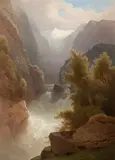 Adolf Chwala, Mountain stream
