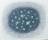 Václav Boštík, Genesis 1 20, 1995, oil on canvas