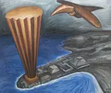 Jaroslav Róna, Second of eternity, 1988, oil on canvas