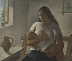 Jaroslav Král, Mother, oil on canvas