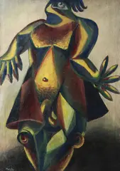 Josef Matička, Golem, 1938, oil on canvas