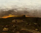 Antonín Chittussi, At sunset