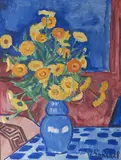 Marigolds by Václav Špála, 1928, oil on canvas, sold Nov 2015