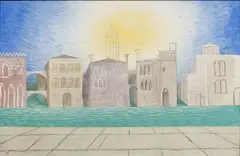 Jan Zrzavý, Venice, 1934, oil on canvas
