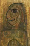 Alén Diviš, Barbarian sculpture, kolem roku 1942, oil on canvas