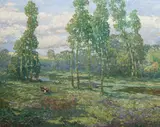 Josef Ullmann, Léto, 1910, olej na plátně