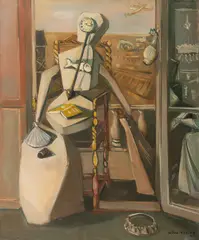 Endre Nemes, Melancholy, 1941, oil on canvas