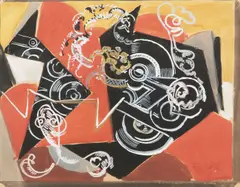 František Kupka, Black Discs, c. 1923, gouache on paper