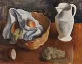 Alfred Justitz, Still life, oil on canvas