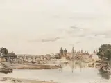 Rudolf von Alt, View of the Charles Bridge