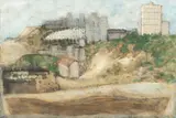 Josef Šíma, Urban Landscape, 1954, oil on canvas