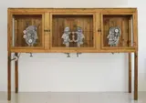 Karel Nepraš, Raid on a Rabbit Hutch, přelom 60. a 70. let 20. století, mixed technique