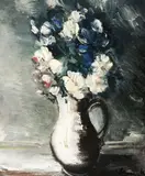 Kytice by Maurice de Vlaminck, olej na plátně, sold Nov 2016