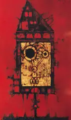 Mikuláš Medek, Attempt for portrait II., 1969, mixed technique on canvas