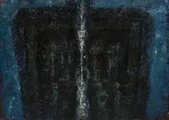 Zbyšek Sion, Velká brána, 1960, olej na plátně