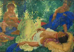 Jakub Obrovský, Cikánská dívka, 1909, olej na plátně