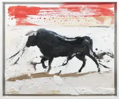 Martin Krajc, La corida, 2016, akryl na plátně