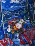 Václav Špála, Bouquet in a Landscape