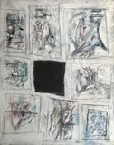 Jan Kotik, Board, 1962, oil on canvas
