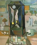 Endre Nemes, Memento mori, 1942, oil on canvas