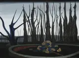 František Hudeček, Park in Autumn, 1944, oil on canvas
