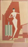 František Matoušek, Dancer, 1925, oil on canvas
