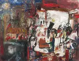 Paris by Josef Jira, 7. 5. 1980, oil on canvas, sold May 2017