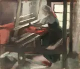 Rudolf Kremlička, U stavu, 1915, olej na plátně