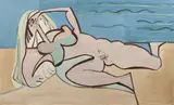 Emil Filla, Woman on the beach
