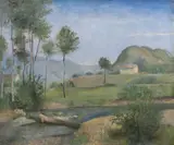 Landscape in Beaulieu by Otakar Kubín, 20. léta 20. století, oil on canvas, sold May 2017