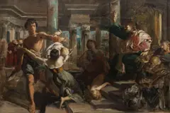 Vojtěch Hynais, Judgment of Solomon, 1874–1877, oil on canvas