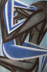Miloslav Hájek, Milenci, 1959, olej na plátně