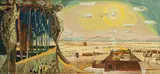 František Hudeček, Sluneční krajina, 1943, olej na dřevě