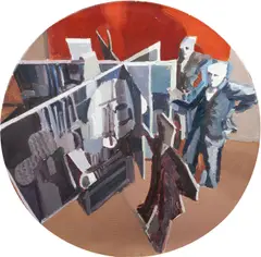 Jakub Tomáš, Braque II, 2014, oil on canvas