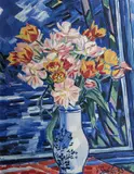 Bouquet of Tulips by Václav Špála, 1935, oil on canvas, sold Nov 2017