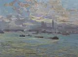 Vaclav Radimsky, The Thames (View of London)