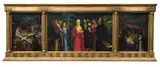 Karel Souček, Triptych, 1940, oil on canvas