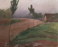 Antonín Slavíček, After rain, 1903-1904, oil on canvas