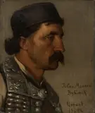 Jaroslav Čermák, Podobizna Jovana Mašanova Vukotiče, 1862, olej na plátně