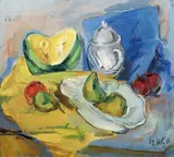 Miloslav Holý, Still life with melon