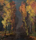 Otakar Nejedlý, Autumn poplars