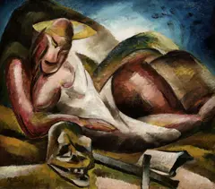 Josef Matička, Mary Magdalene, 1936, oil on canvas