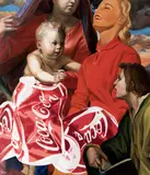 Pasta Oner, Madonna della Scala, 2017, komb. tech. (olej, akryl,) na papíře