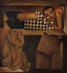 Miloslav Chlupáč, Malý spáč, 1943, olej na lepence