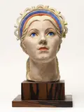 Jakub Obrovský, Helena Trojská, kolem roku 1932, kolorovaná sádra