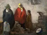 Béla Yványi-Grünwald, Tři věky, kolem roku 1930, olej na plátně
