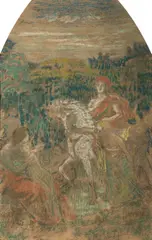 Jan Preisler, Studie k nástěnnému obrazu Palackého sálu v Obecním domě v Praze, 1910–1911, pastel na papíře