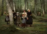Václav Brožík, Childern in the forest
