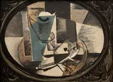 Emil Filla, Still life with card and pipe