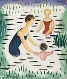 Josef Čapek, Bathing in Orava